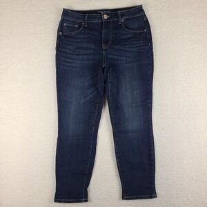 Maurices Jeans Womens 10 Blue Jegging High Rise Dark Wash‎ Denim